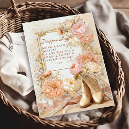 Boho Cowgirl Western Diapper Raffle Begleitkarte