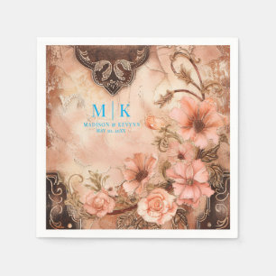 Boho Cowgirl Western Florals Wedkins Serviette