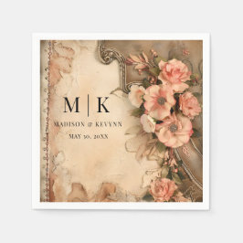 Boho Cowgirl Western Florals Wedkins Serviette