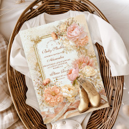 Boho Cowgirl Western Theme Babydusche Einladung