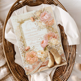 Boho Cowgirl Western Theme Babydusche Folieneinladung