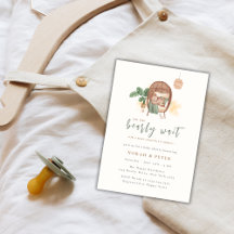 Boho Cozy Teddy Bear Sleep Baby Dusche