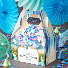Boho Custom Dragon Baby Shower Geschenkschachtel