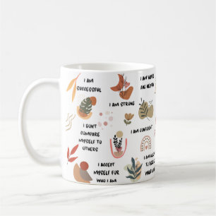 Boho Daily Erinnerungen Affirmations Kaffeetasse