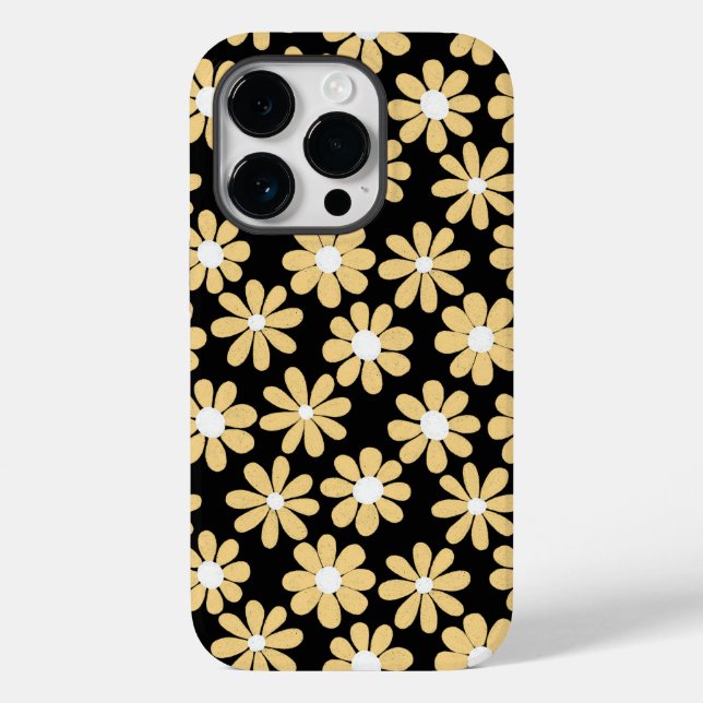 Boho Daisy Art - Zeichnung Case-Mate iPhone Hülle (Rückseite)