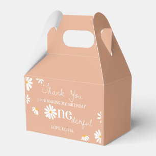 Boho Daisy Birthday Party Fevor Box Geschenkschachtel
