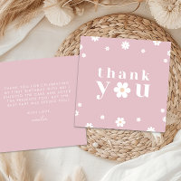 Boho Daisy Danky-Karte