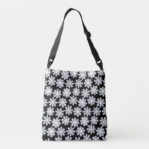 Boho Daisy Originalkunst Tragetaschen Mit Langen Trägern