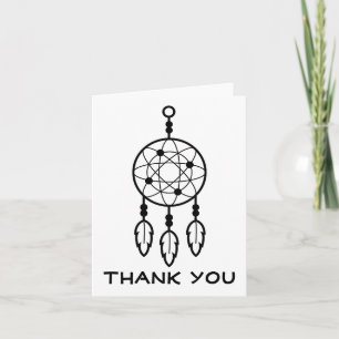 Boho danke Ihnen Dream Catcher Native American Bla Karte