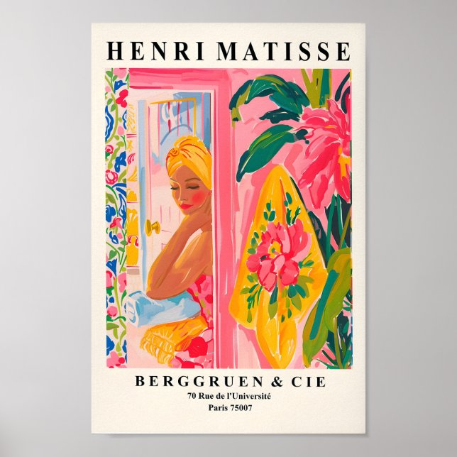 Boho Dekor, Henri Matisse Print, ästhetische Wand  Poster (Vorne)