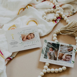 Boho Delicate Floral | Taufe Vielen Dank