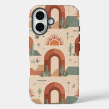 Boho Desert Arches Sunset Minimal Case