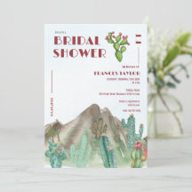 Boho Desert Cactus Arizona Brautparty