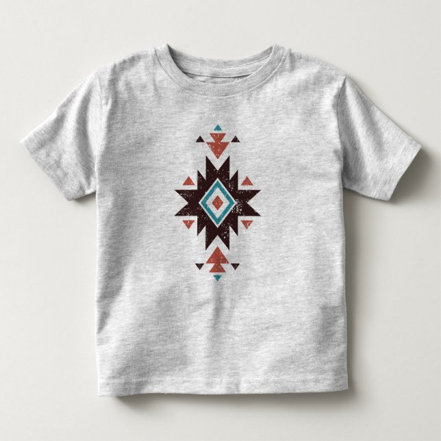 Boho-Diamant-Emblem Kleinkind T-shirt (Vorderseite)