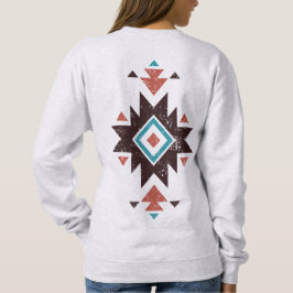 Boho-Diamant-Emblem Sweatshirt