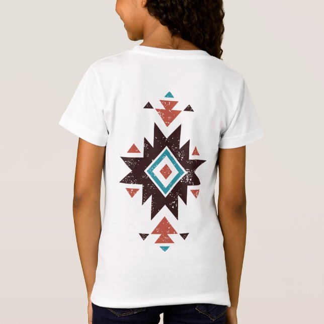 Boho-Diamant-Emblem T-Shirt (Rückseite)