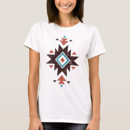 Boho-Diamant-Emblem T-Shirt