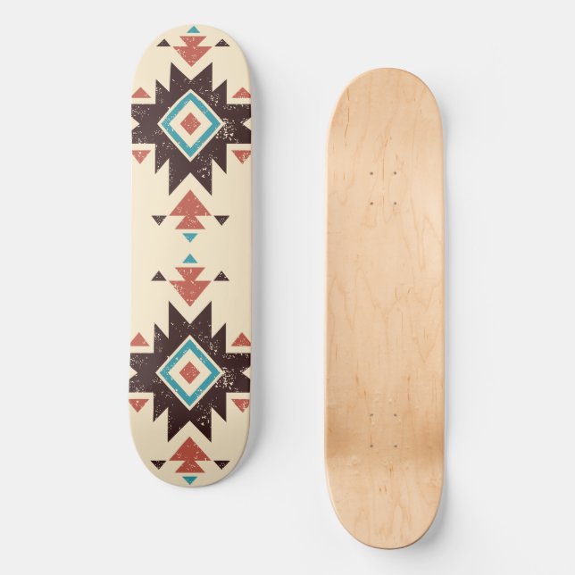 Boho Diamond Emblem Skateboard (Vorderseite)