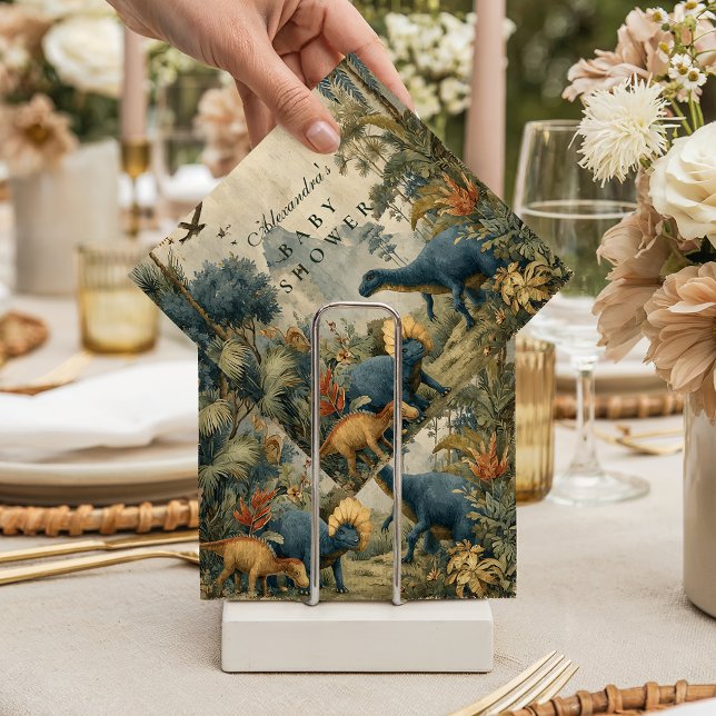 Boho Dino Baby Shower Serviette (Von Creator hochgeladen)