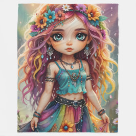 Boho Dollz Fleece Blanket