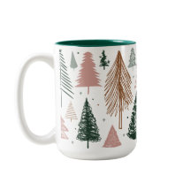 Boho Doodle Christmas Tree Pattern