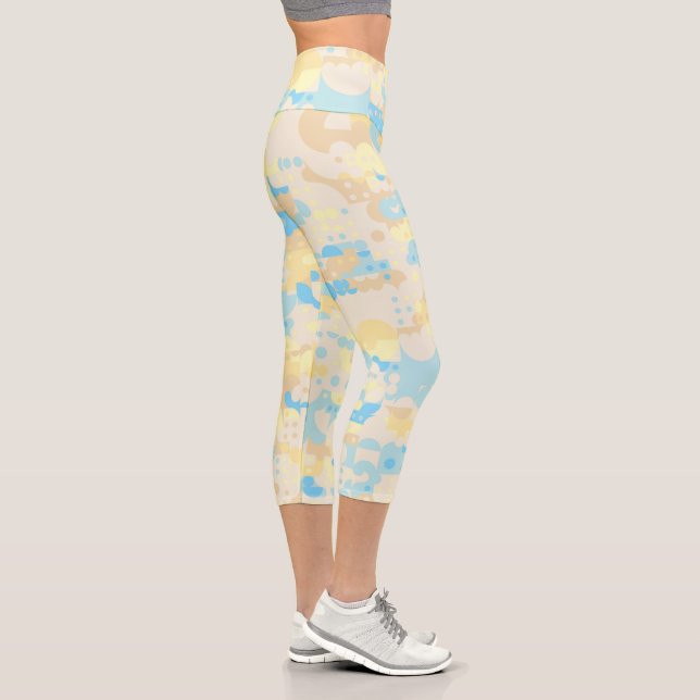 Boho Dot Pattern  Capri Leggings (Rechts)
