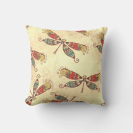 Boho Dragonflies in Dragonflies Kissen