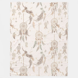Boho Dream Catcher Himmelsfedern Soft Fleece