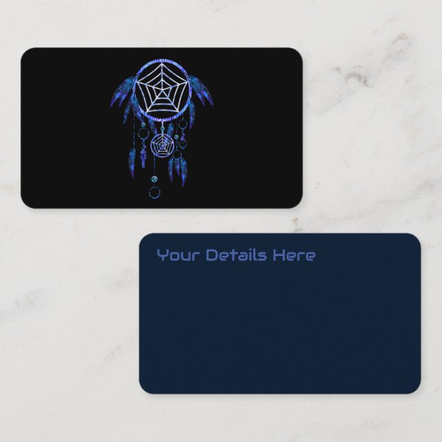 Boho Dream Catcher Visitenkarte (Vorne/Hinten)