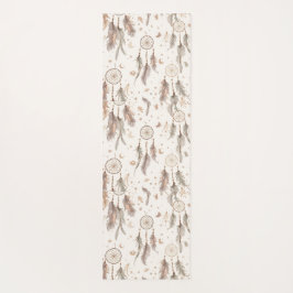 Boho Dream Catcher Yoga Mat Ätherische Federn Yogamatte