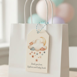 Boho Dream Cloud Baby Shower Geschenkanhänger