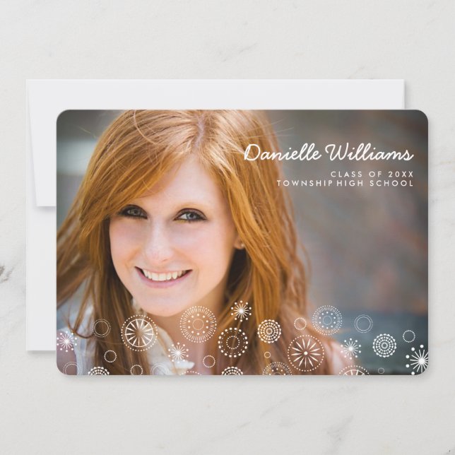 Boho Dream Foto Graduation Party Einladung (Vorderseite)