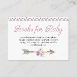 Boho Dreamcatcher Books for Baby Enclosure Card Begleitkarte