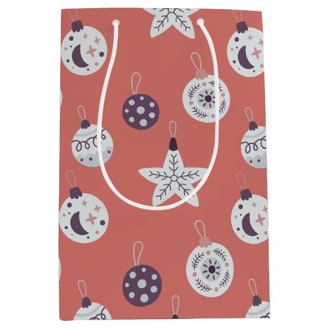 Boho Dreams Modern Holiday Ornaments Mittlere Geschenktüte (Vorderseite)