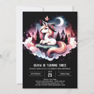 Boho Dreamy Horse Birthday Einladung
