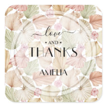 Boho Dried Blätter und Blume Hochzeit