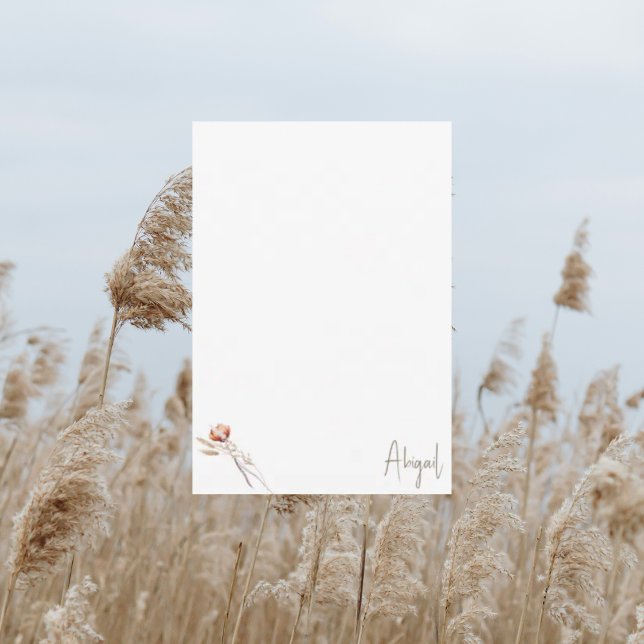 Boho Dried Botanical Shower Blank Vielen Dank II Dankeskarte (Von Creator hochgeladen)