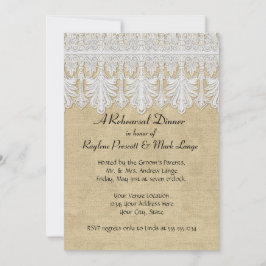 BOHO Druckbrennen in Lace Sinti und Roma Moderne M Einladung