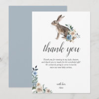 Boho Dusty Blue Beige Blume Babydusche