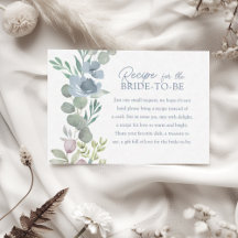 Boho Dusty Blue Rezept für die Braut Floral