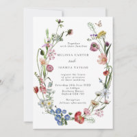 Boho Dutch Wild Blume & Butterflies Wedding