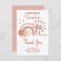 Boho Ein wenig Ray der Sonnenschein-Girl-Babydusch