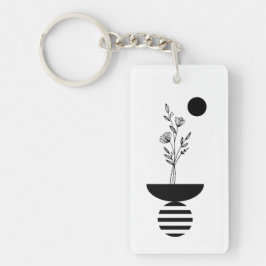 Boho Elegant Flower Schlüsselanhänger