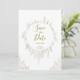 Boho Elegante romantische Hochzeit der Rustikalen Einladung