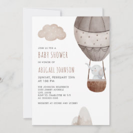 Boho Elephant Baby Shower Einladung