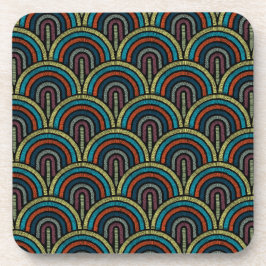 Boho Embroidery Arch Pattern Untersetzer