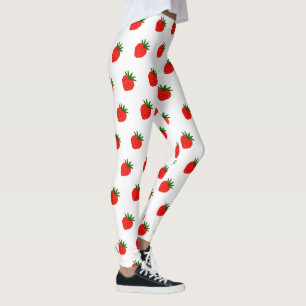 Boho-Erdbeer-Leggings - Benutzerdefinierter Beeren Leggings