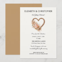 Boho Erdig Elegante Einfache Hochzeit