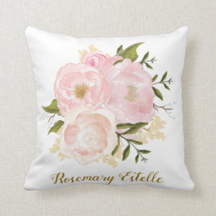 Boho erröten rosa kissen