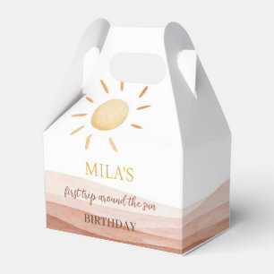 Boho Erste Reise um Sun Gevor Box Geburtstag Geschenkschachtel